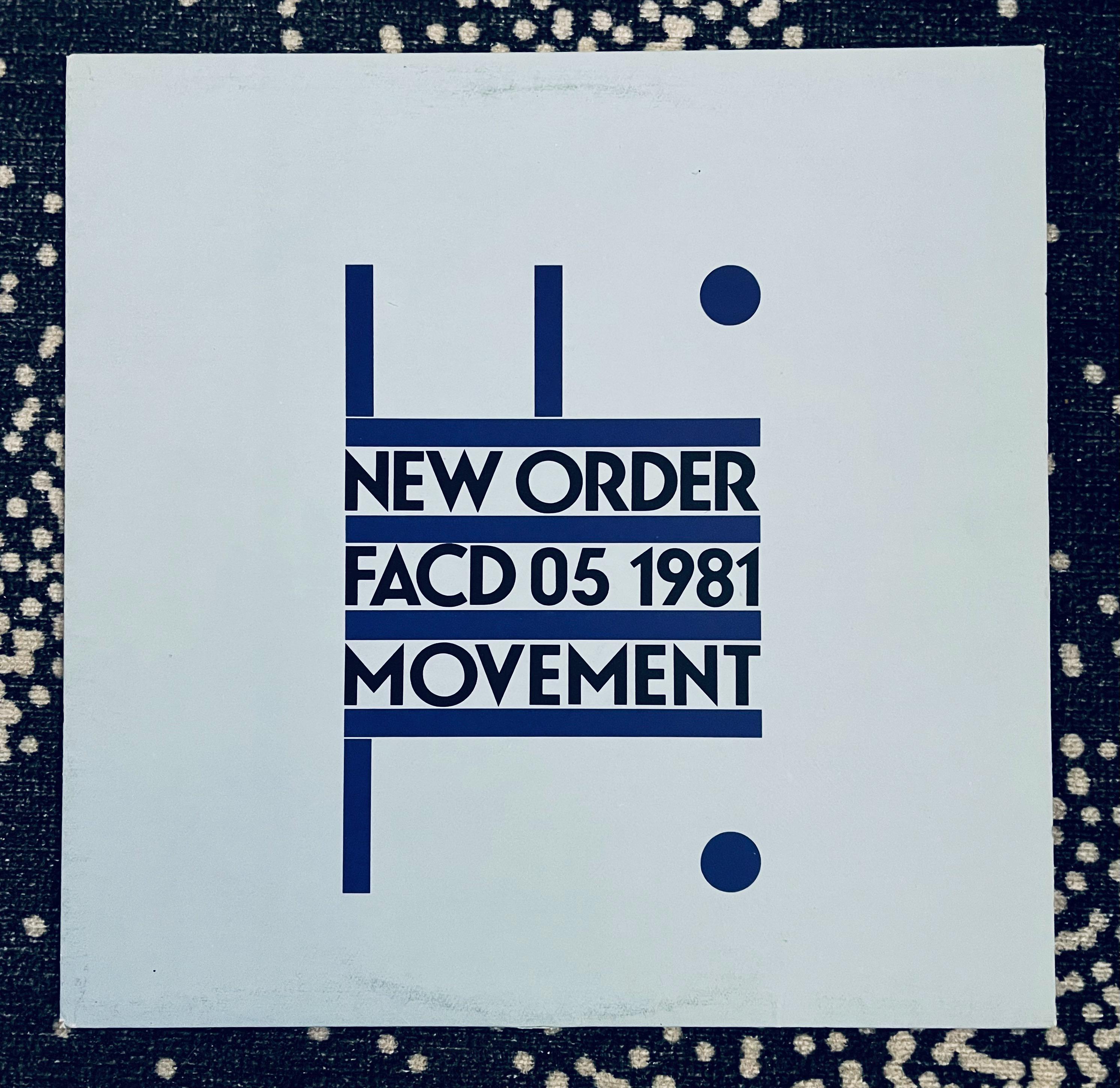 洋楽 New Order Movement joy division New Order - Movement LP (1981) Post-punk Joy Division New Wave - Etsy