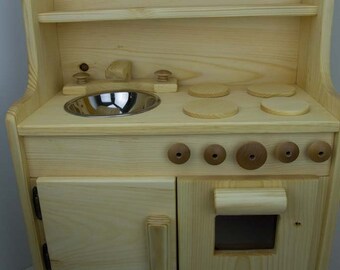 wooden play kitchen sets for toddlers