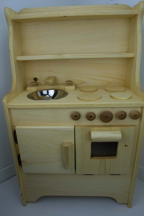 Wooden toy Kitchen Liam's Child's wooden toy Kitchen