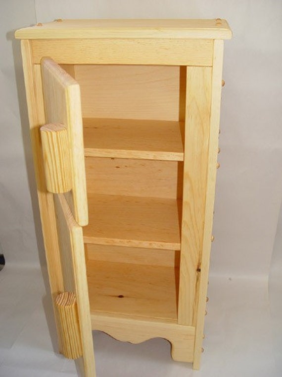 Willow Icebox Wooden Toy Kitchen Refrigerator Fridge 50