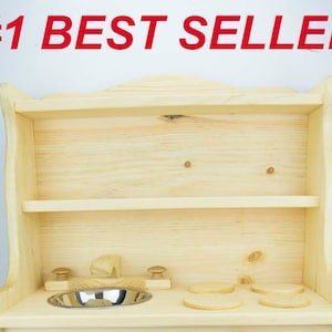 real wood toys wooden kitchen set