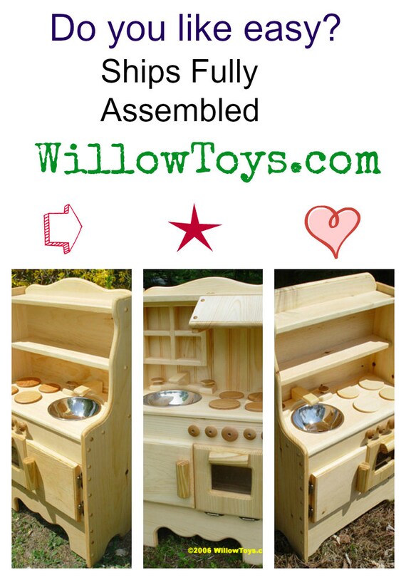 Order Today Play Kitchen Ivy S 100 Real Wood Wooden 50