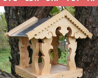 Bird Feeder - Laser File for DIY Projects - SVG, CDR and More - Bird Feeder