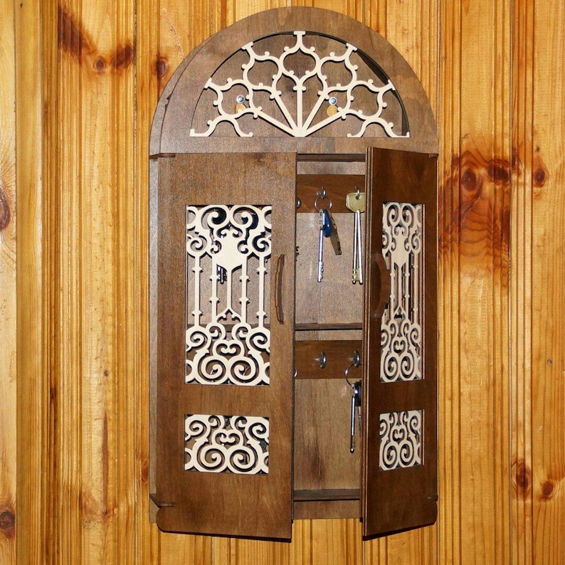 Laser File Key Box Cabinet - SVG, CDR and More - Practical and Stylish ...