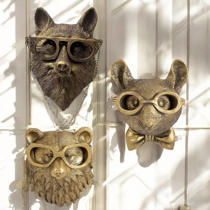 Animal Head Wall Decor - Etsy