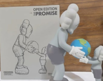 Replica KAWS 'the Promise' Figure Hypebeast Decor Bear Brick