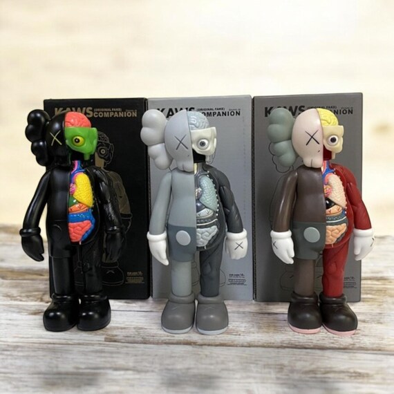 Kaws-inspired Anatomy Doll Companion Figure Series Modern