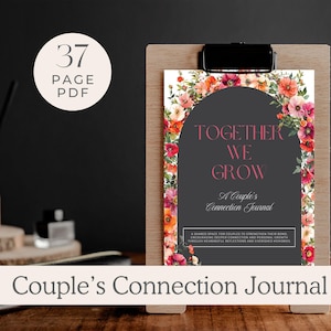 Couple Communication Journal Deeper Connection Workbook Relationship Building Check In Marriage Counseling Worksheet Emotional Therapy Guide