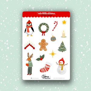 Planche de stickers de Noël "Merry Moments"
