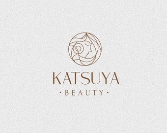 Hair and Face Logo, Luxurious Logo, Feminine Logo, Elegant Logo, Modern Logo