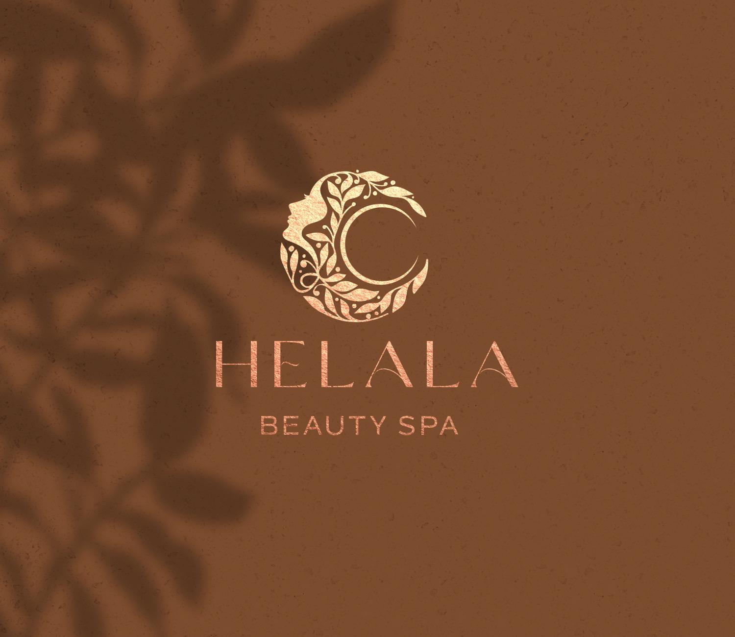 HELALA ~ Elegant Feminine Moon Logo