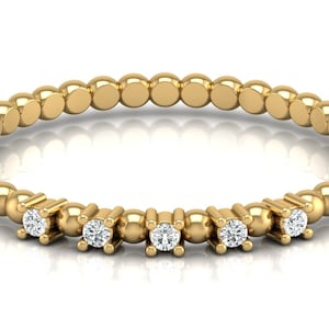 18K Gold Lab gewachsen Diamant-Verlobungsring, Fünf-Stein-Diamantring, Jubiläum Hochzeitsband, zierliches Verlobungsgeschenk für Sie