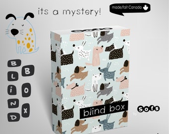 Mystery Box Dog Style! Surpise Mystery Blind Box, Recieve a variety of items that relate to dogs! A mix of handmade and curated items.
