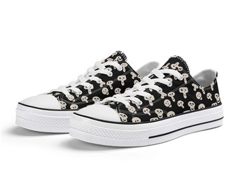 Skull Shoe Unisex Classic Low Top Canvas Shoes