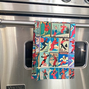 Tea Towel in vintage women skiers- made 100% quality cotton