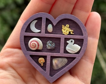Heart - Mini Curio Shelf