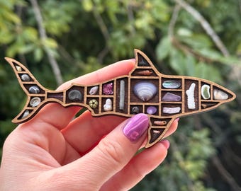 Great White Shark - Mini Curio Shelf