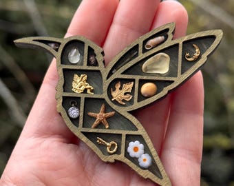 Hummingbird - Mini Curio Shelf