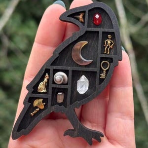 Cuervo - Estantería de curiosidades en miniatura