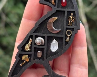 Crow – Mini-Kuriositätenregal