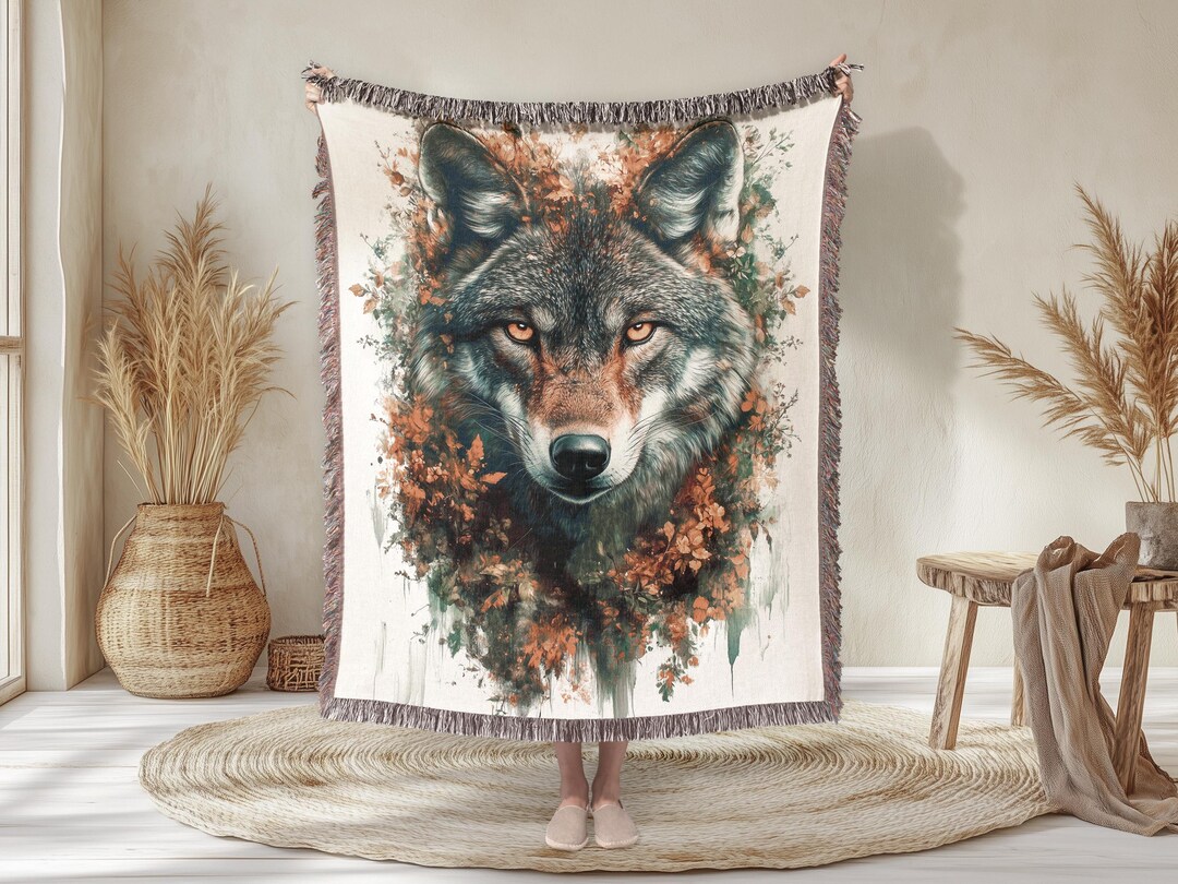 Sacred Wolf Quilted Blanket NCU0TH139 main image 1