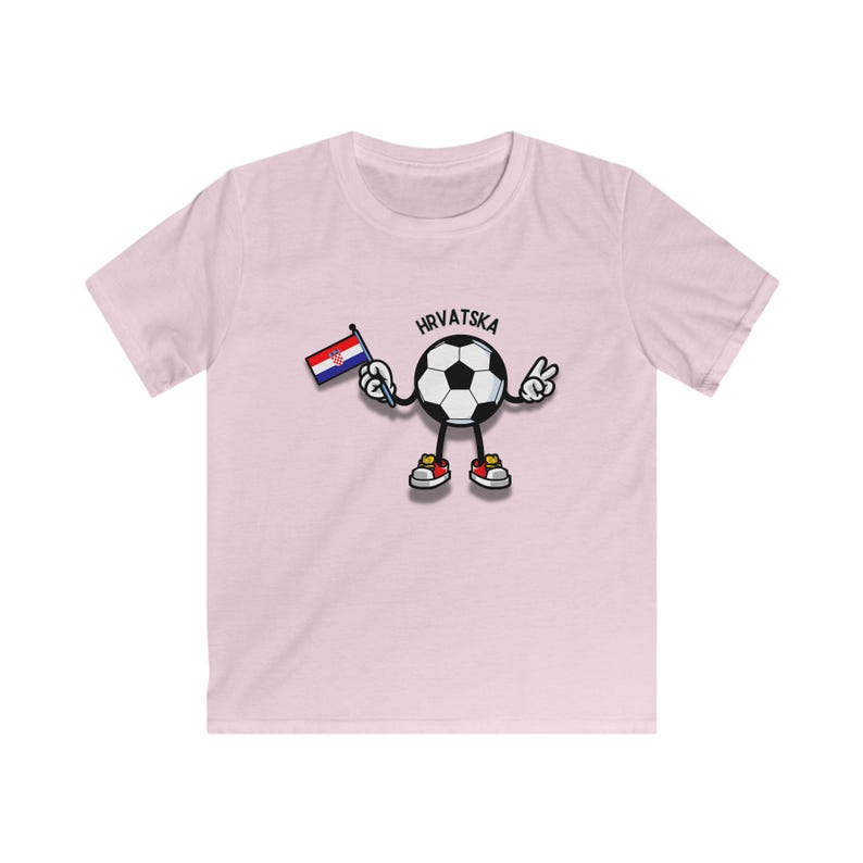 Croatia / Hrvatska Football T-Shirt for Kids | 2026 World Cup Fan Shirt for Boys & Girls | Football Gift for Little Fans image 5
