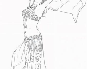 Pretty Woman Coloring Pages