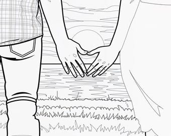 Couple Coloring Pages