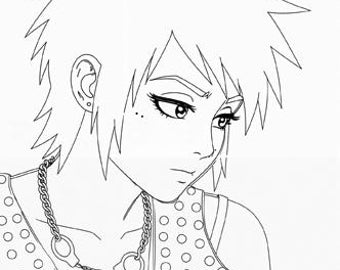Punk Rock Coloring Pages