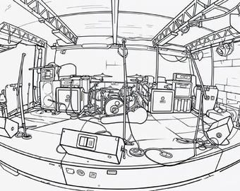 Punk Rock Coloring Pages