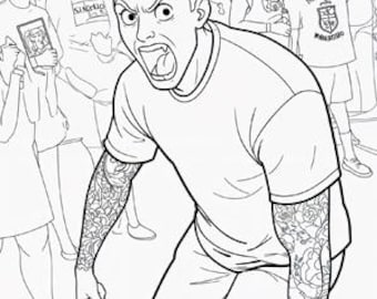 Punk Rock Coloring Pages