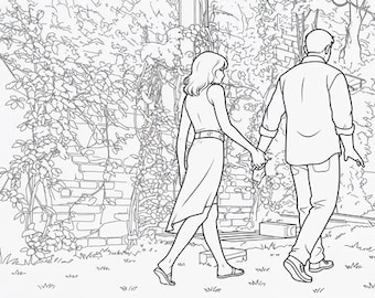 Couple Coloring Pages