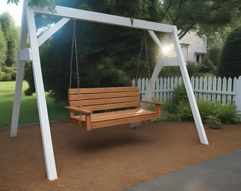 Modern Porch Swing Couch Plans: DIY Outdoor Furniture (Downloadable PDF)