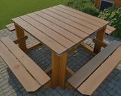 DIY Picnic Table Plans: Easy Build, Outdoor Furniture (PDF Download)