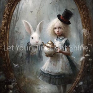 Alice in Wonderland Wall Mirror - Etsy