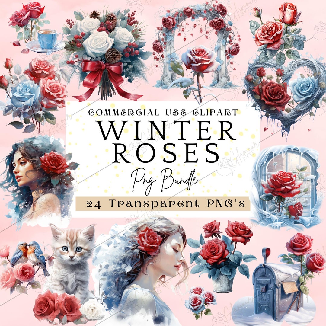 Winter Roses Screensaver This item is unavailable - Etsy