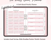 2026 Weekly Digital Pink Planner: Hyperlinked for iPad Goodnotes + Notability | Cute Monthly Planner | iPad Digital Organizer