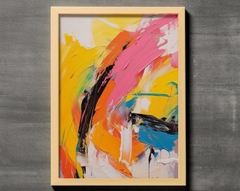 original abstract wall art, 3D texture, modern abstract art