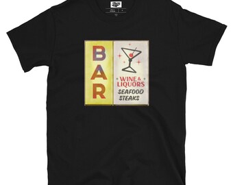 BAR WINE LIQUORS Short-Sleeve Unisex T-Shirt