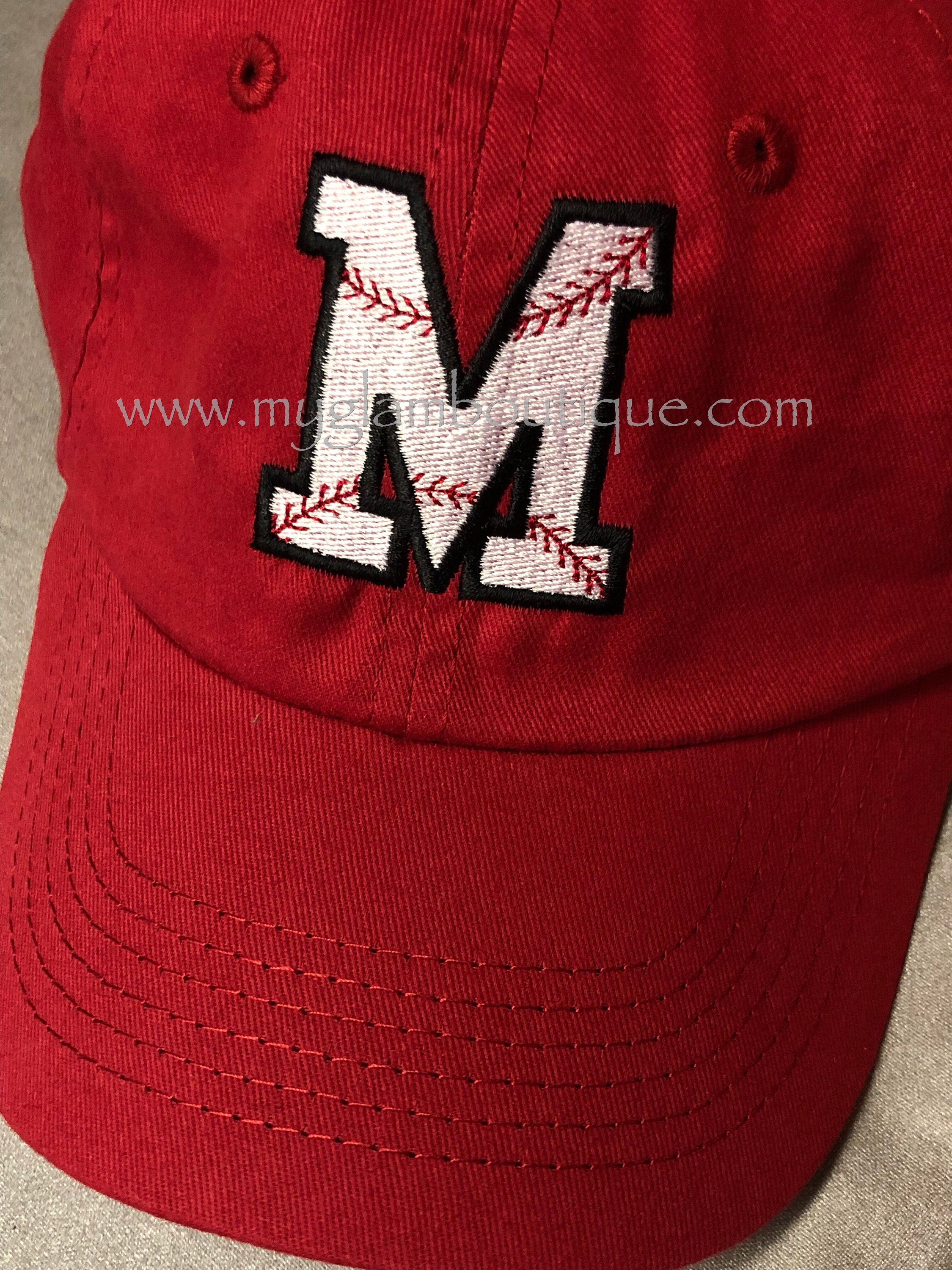 0-24m Monogram BABY Baseball Cap - INFANT Baseball Hat - Baby Basebal…