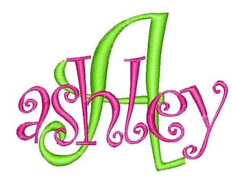 Curlz Embroidery Font (1/2in, 1in, 1.5in, 2in, 2.5in, 3in, 4in, 5in, 6in) INSTANT DOWNLOAD- formats - BX dst exp hus jef pec pes sew vip xxx