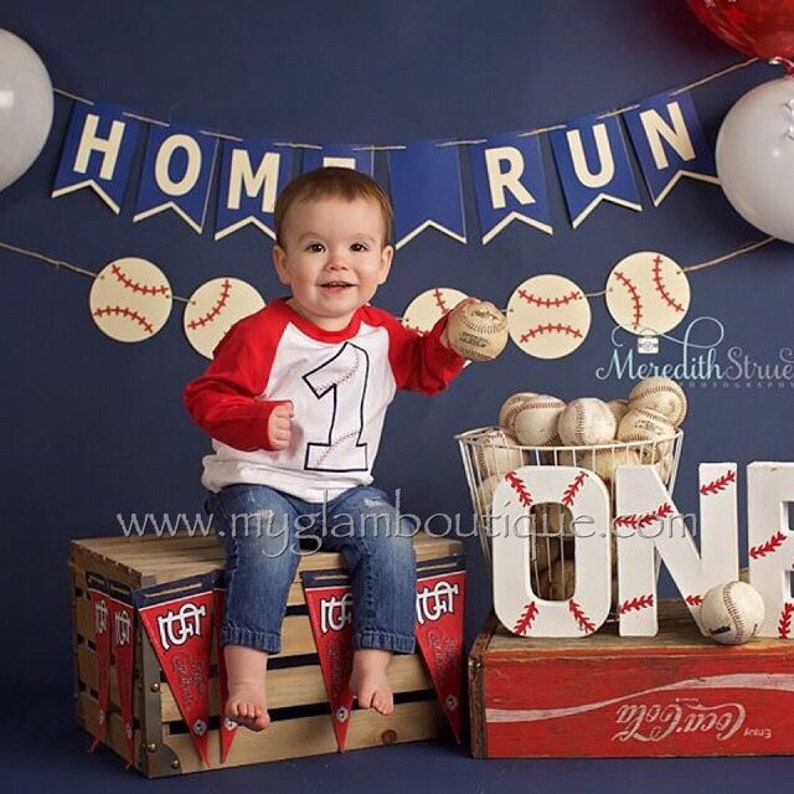 BASEBALL Raglan Tee Birthday Shirt Embroidered Birthday Boy Baseball Birthday Rookie of the year 1st Birthday 2nd Birthday ONE TWO Tee Shirt
