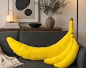 Banana Body Pillow – Long Fun and Cozy Hugging Pillow - Giant Bizarre Plush Hugging Pillow - 70 Inch/180 cm