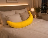 Banana Body Pillow Case – Long Fun and Cozy Hugging Pillow Case - Giant Bizarre Plush Hugging Pillow Case - 70 Inch/180 cm (Only Pillowcase)
