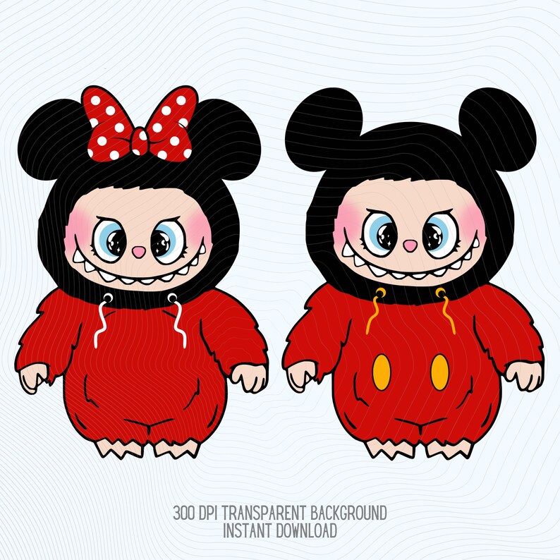 Micky Labubu Labubu Clipart, Labubu,Mickey Mouse Clipart, Stickers png, Sublimation ...