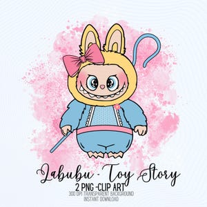 Labubu Clipart, Toy Story Clipart, Adesivos png, Sublimação Labubu, Scrapbooking, Toy Story Aquarela, Kawaii Personagem Fofo Clipart