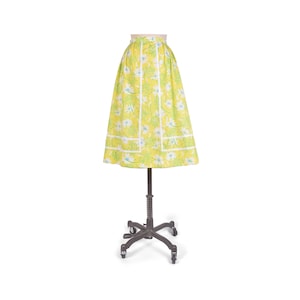 Vintage 70s Skirt - Lilly Pulitzer Skirt - 70s Lilly Pulitzer Skirt - 70s A-Line Skirt - 70s Yellow Skirt - 70s Floral Skirt - The Lilly VFG