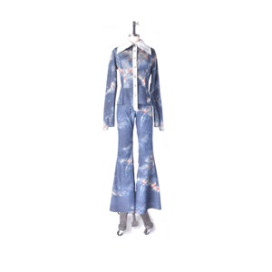 Vintage Y2K Pantsuit - Y2K Boho Pantsuit - Y2K Pants Suit - Y2K Denim Pants Suit - Gia Ventola - Y2K Boho Jumpsuite - NOS NWT VFG