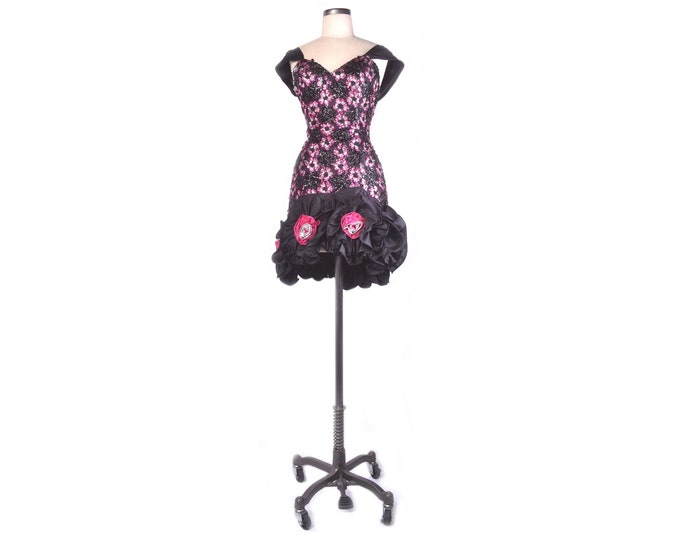 Vintage 80s Dress 80s Party Dress 80s Sequined Dress 80s Prom Dress vintage-80s-dress-80s-party-dress-80s-sequined-dress-80s-prom-dress