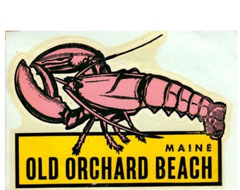 Maine Lobster Vinyl Wall Decal Maine Lobster Vinyl Decal
